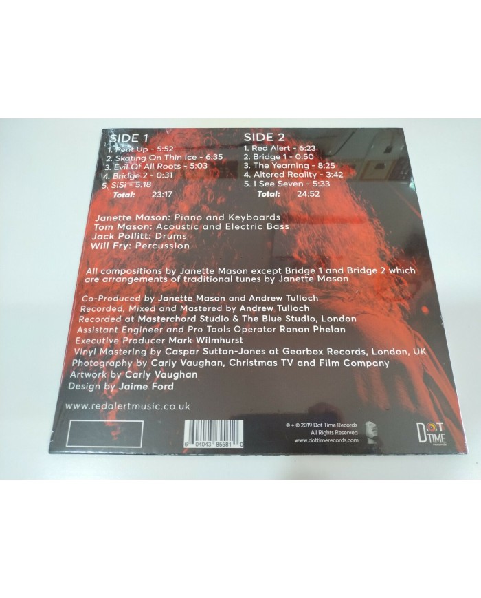 Janette Mason Red Alert 2019 - LP Vinilo 12" NUEVO - 4T