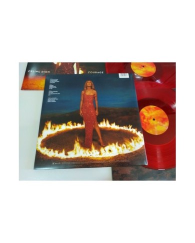 Celine Dion Courage Limited Coloured vinyl 2019 - 2 x LP Vinilo 12" VG+/VG+ 2T