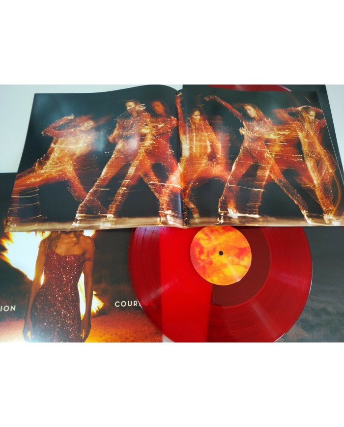 Celine Dion Courage Limited Coloured vinyl 2019 - 2 x LP Vinilo 12" VG+/VG+ 2T