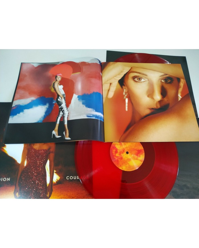 Celine Dion Courage Limited Coloured vinyl 2019 - 2 x LP Vinilo 12" VG+/VG+ 2T