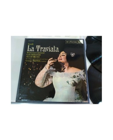 La traviata Verdi Montserrat Caballe Bergonzi 1968 - 3 x LP Vinilo 12" VG/VG 2T