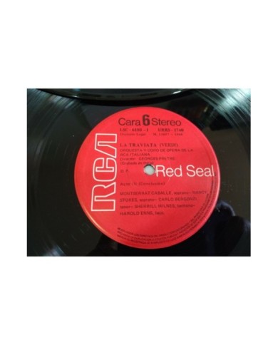 La traviata Verdi Montserrat Caballe Bergonzi 1968 - 3 x LP Vinilo 12" VG/VG 2T