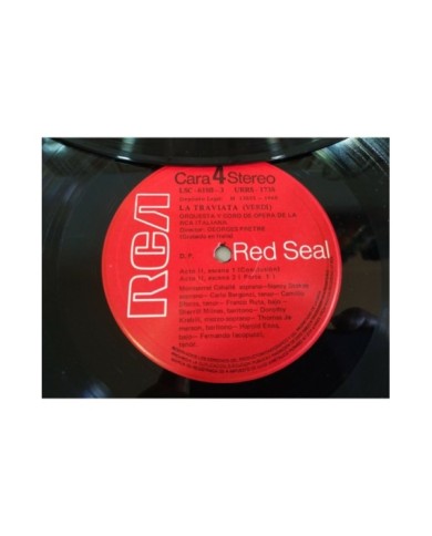 La traviata Verdi Montserrat Caballe Bergonzi 1968 - 3 x LP Vinilo 12" VG/VG 2T