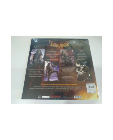 Lonewolf Raised on Metal 2017 Limited Edition 174/300 - LP Vinilo 12" Nuevo - 4T