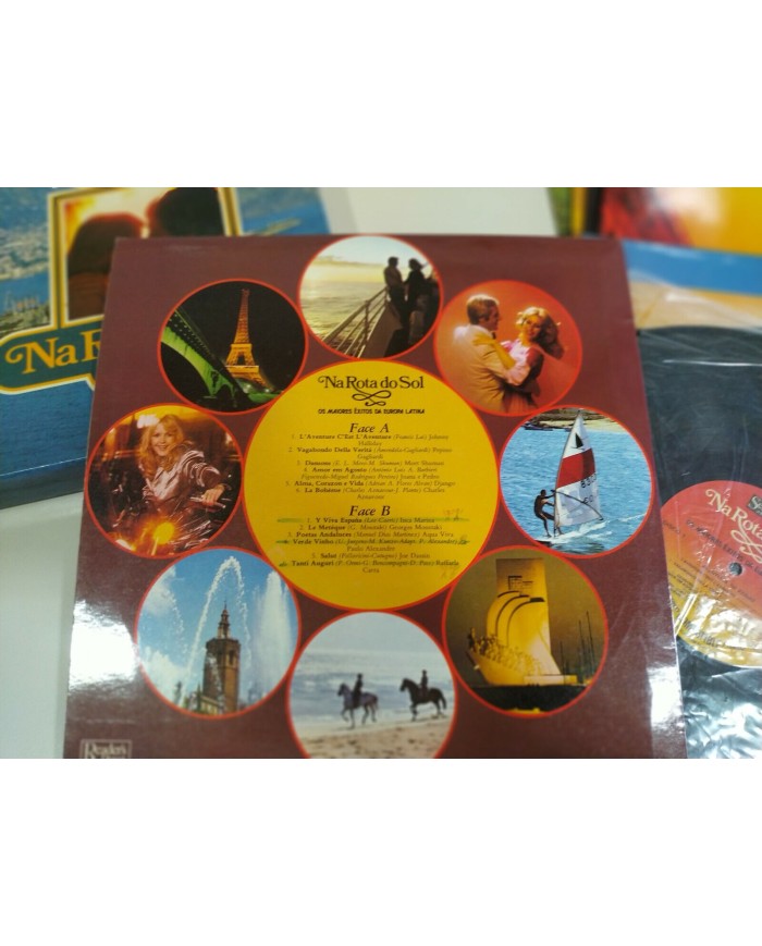 Os Maiores Exitos Europa Latina Box - 8 x LP 12" Vinilo VG/VG - 3T