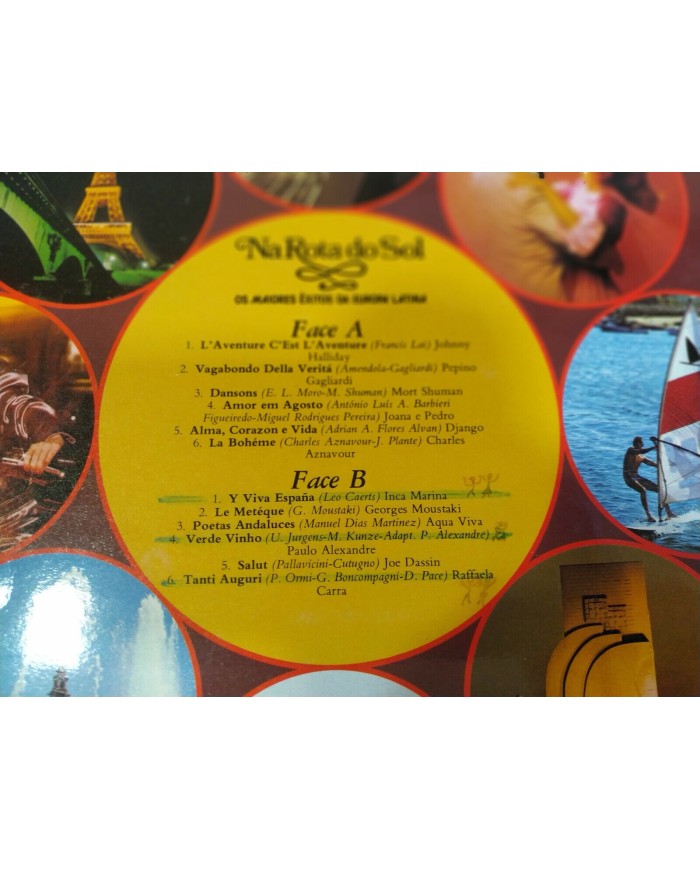 Os Maiores Exitos Europa Latina Box - 8 x LP 12" Vinilo VG/VG - 3T