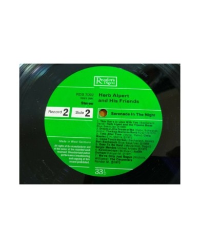 Herb Alpert & His Friends Box Collection German Ed 8 x LP 12" Vinilo VG/VG - 3T