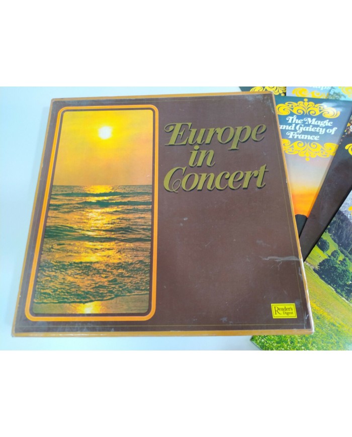 Europe in Concert Hits Collection Box 1972 Readers 7 x LP 12" Vinilo G+/VG - 3T