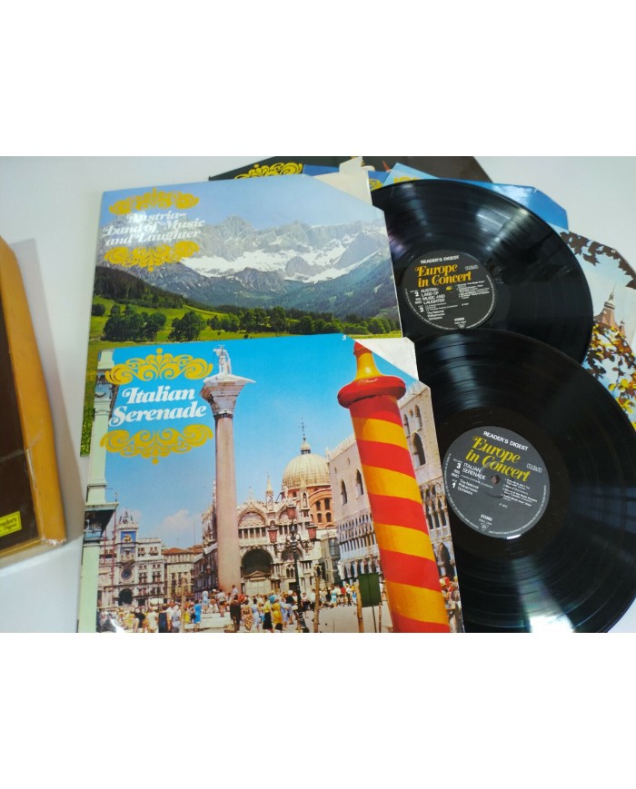 Europe in Concert Hits Collection Box 1972 Readers 7 x LP 12" Vinilo G+/VG - 3T