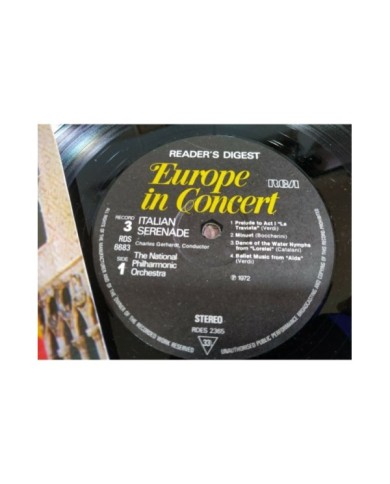 Europe in Concert Hits Collection Box 1972 Readers 7 x LP 12" Vinilo G+/VG - 3T