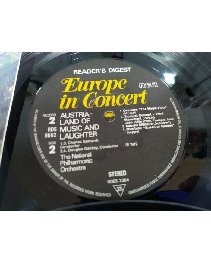 Europe in Concert Hits Collection Box 1972 Readers 7 x LP 12" Vinilo G+/VG - 3T