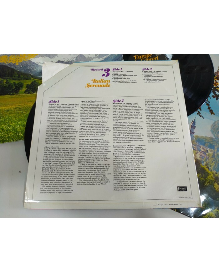 Europe in Concert Hits Collection Box 1972 Readers 7 x LP 12" Vinilo G+/VG - 3T