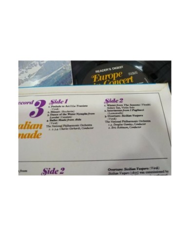 Europe in Concert Hits Collection Box 1972 Readers 7 x LP 12" Vinilo G+/VG - 3T