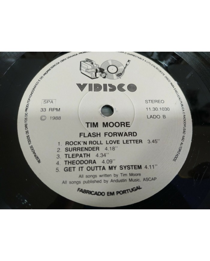 Tim Moore Flash Forward Portugal Ed 1988 Selva Pedra 2 x LP Vinilo 12" G+/VG 2T