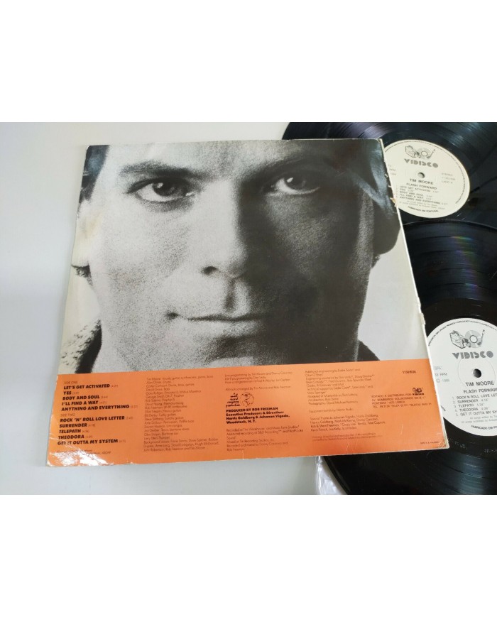 Tim Moore Flash Forward Portugal Ed 1988 Selva Pedra 2 x LP Vinilo 12" G+/VG 2T