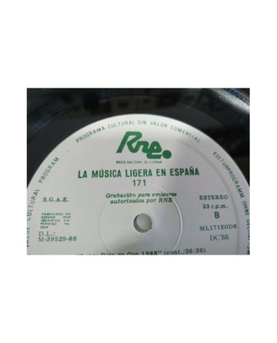 RNE Promocional White Label Tino Casal Mecano Hombres G LP 12" Vinilo VG/VG - 3T