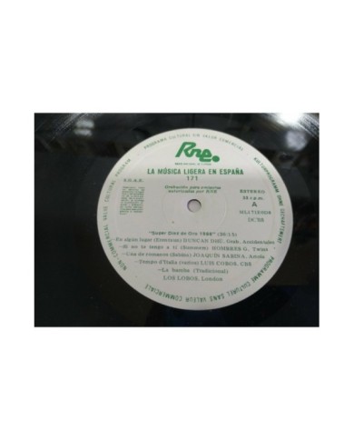 RNE Promocional White Label Tino Casal Mecano Hombres G LP 12" Vinilo VG/VG - 3T