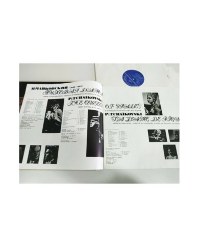 Tchaikovski The Queen of Spades Rusia Box 3 x LP + Libreto 12" Vinilo VG/VG 3T
