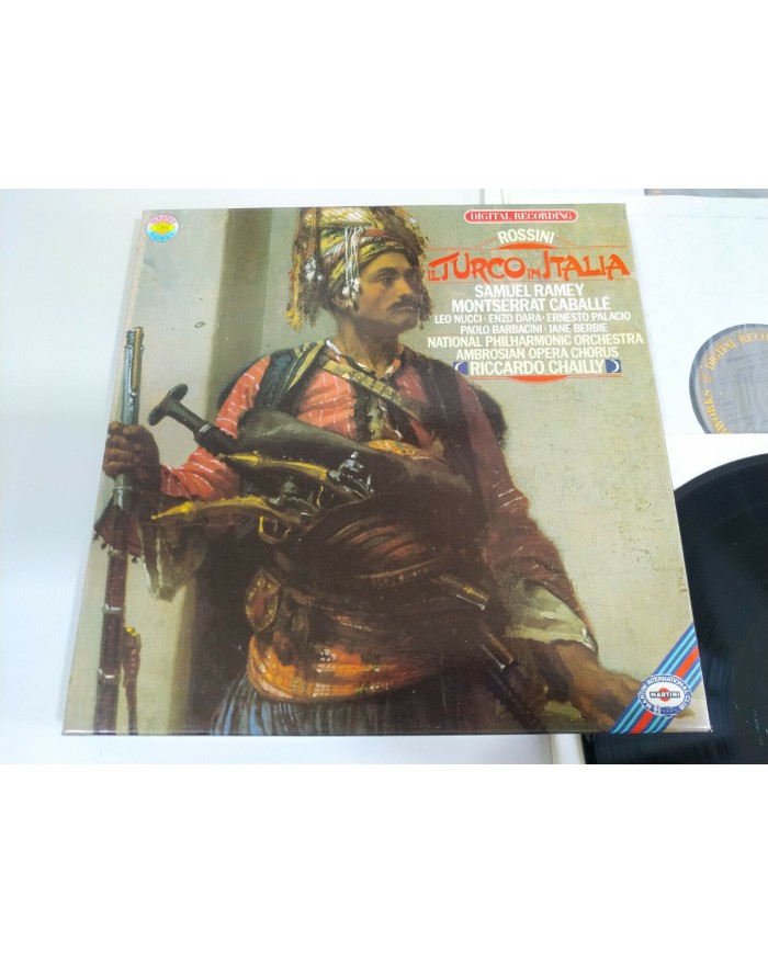 Rossini Il Turco In Italia 1982 German Box 3 x LP + Libreto 12" Vinilo VG/VG 3T