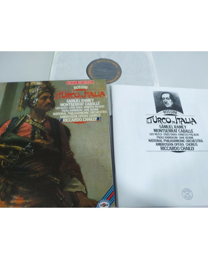 Rossini Il Turco In Italia 1982 German Box 3 x LP + Libreto 12" Vinilo VG/VG 3T