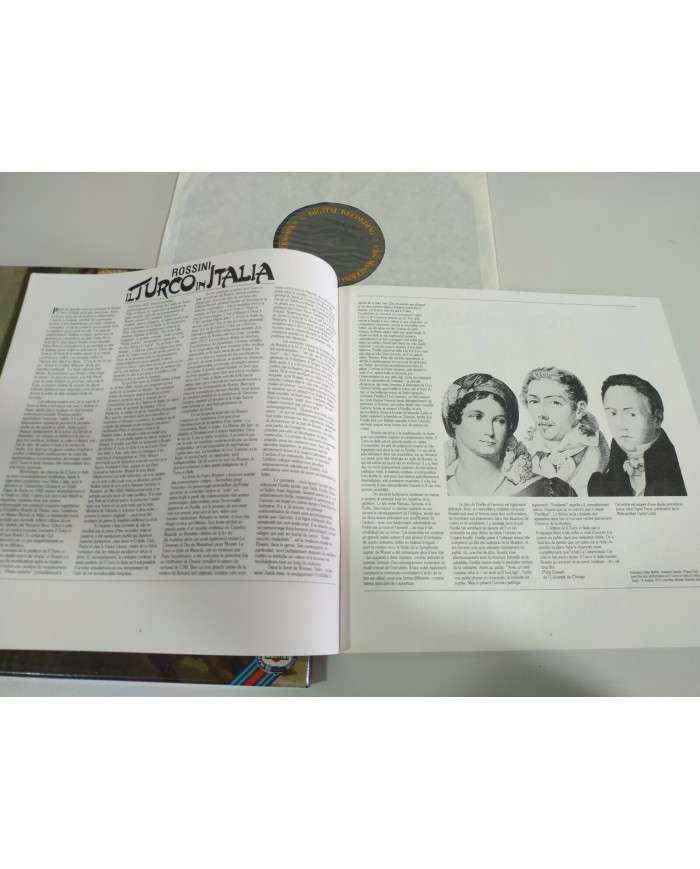 Rossini Il Turco In Italia 1982 German Box 3 x LP + Libreto 12" Vinilo VG/VG 3T