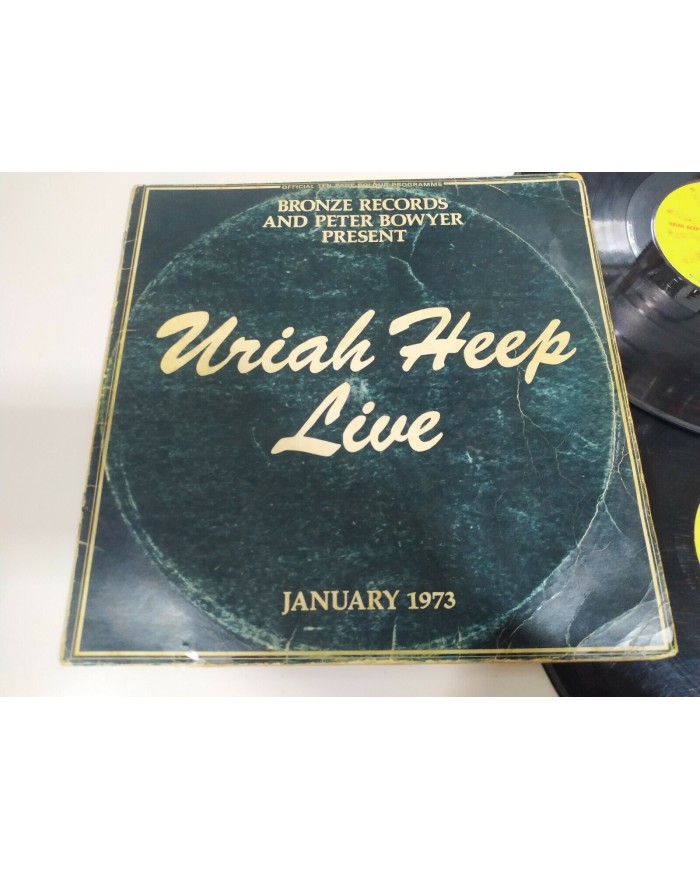 Uriah Heep Live 1973 Bronze EU Edition - 2 x LP Vinilo 12" G+/G+ - 3T