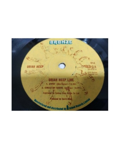 Uriah Heep Live 1973 Bronze EU Edition - 2 x LP Vinilo 12" G+/G+ - 3T