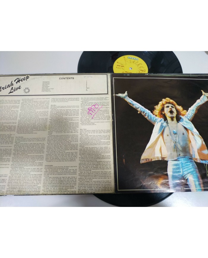 Uriah Heep Live 1973 Bronze EU Edition - 2 x LP Vinilo 12" G+/G+ - 3T