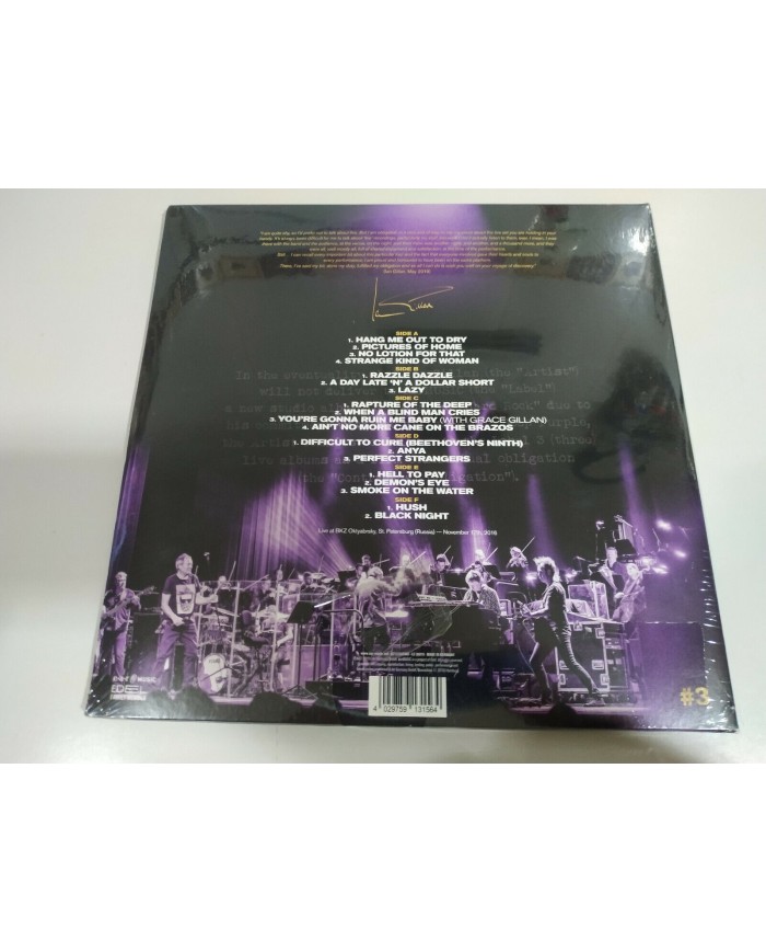 Ian Gillan Contractual Obligation Live St Petersburg 3 x LP Vinilo 12" NUEVO 3T