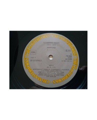 Montserrat Caballe Verdi Aroldo 1980 CBS - Hard Box 3 x LP Vinilo 12" VG/VG - 3T