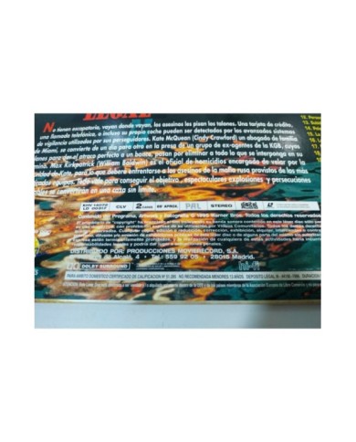 Caza Legal Cindy Crawford William Baldwin - Laserdisc LD ESPA?OL Caza Legal Cindy Crawford William Baldwin - Laserdisc LD ESPA?OL