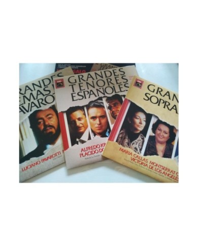 Grandes Tenores Sopranos Pavarotti Callas Caballe - 5 x LP Vinilo 12" VG/VG - 3T