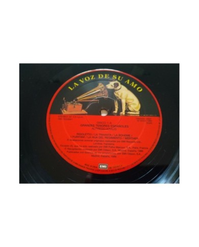 Grandes Tenores Sopranos Pavarotti Callas Caballe - 5 x LP Vinilo 12" VG/VG - 3T