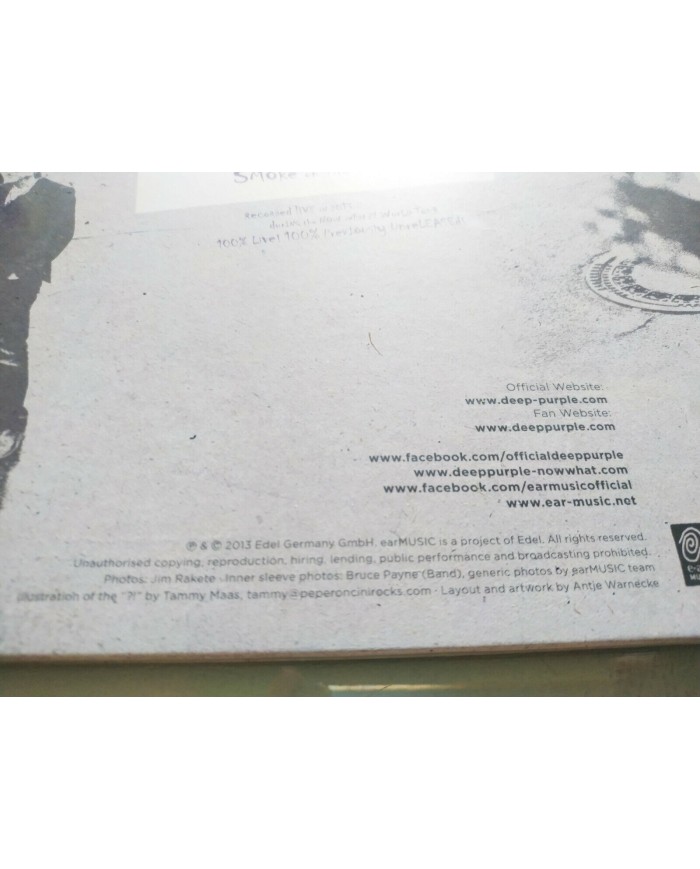 Deep Purple The Now What ?! Live Tapes 2013 - 2 x LP Vinilo 12" Nuevo - 3T