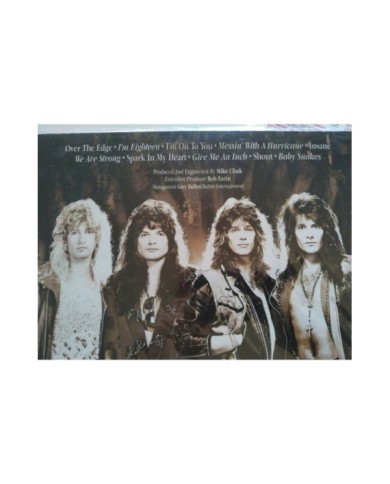 Hurricane Over the Edge 1988 Enigma Records USA Ed - LP 12" Vinilo VG/VG - 4T