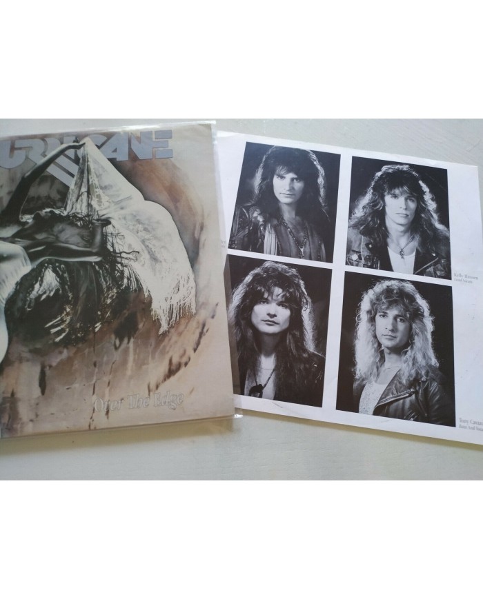 Hurricane Over the Edge 1988 Enigma Records USA Ed - LP 12" Vinilo VG/VG - 4T