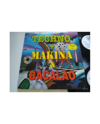 Techno + Makina & Bacalao Compilation 1992 - 2 x LP Vinilo 12" VG/VG - 3T