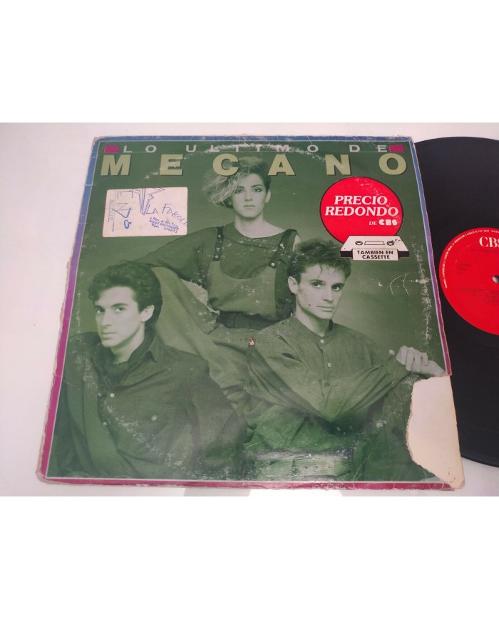 Mecano Lo Ultimo de Mecano 1986 CBS Spain Edition - LP Vinilo 12" G/VG - 3T