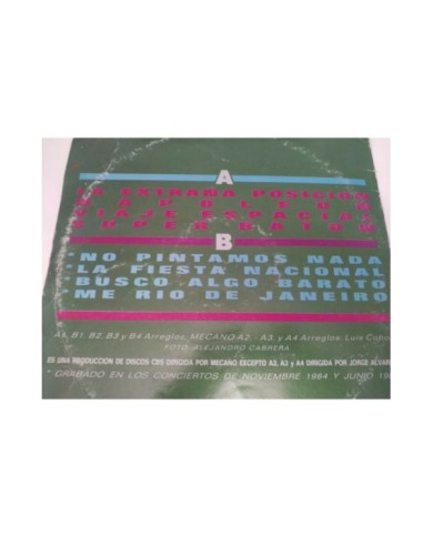 Mecano Lo Ultimo de Mecano 1986 CBS Spain Edition - LP Vinilo 12" G/VG - 3T