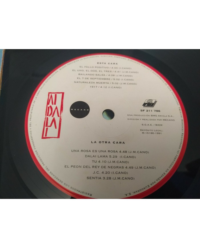 Mecano Aidalai 1991 Ariola Spain Edition - LP Vinilo 12" G+/VG - 3T