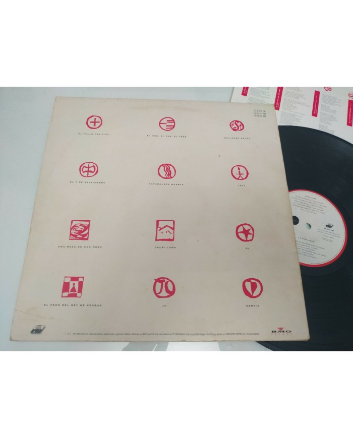 Mecano Aidalai 1991 Ariola Spain Edition - LP Vinilo 12" G+/VG - 3T