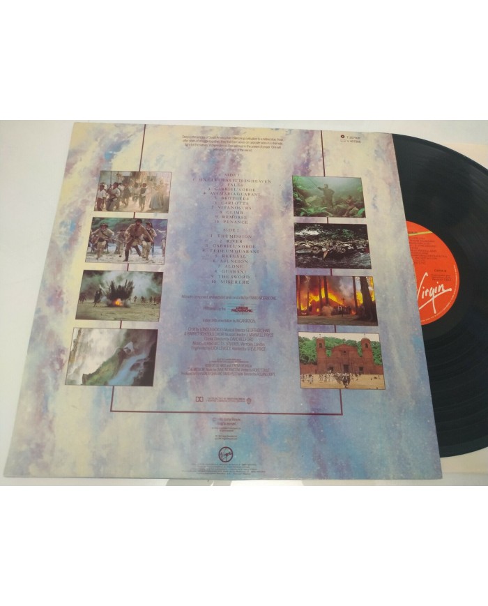 The Mission Soundtrack 1986 Virgin Ennio Morricone - LP Vinilo 12" V/VG - 3T