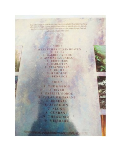 The Mission Soundtrack 1986 Virgin Ennio Morricone - LP Vinilo 12" V/VG - 3T