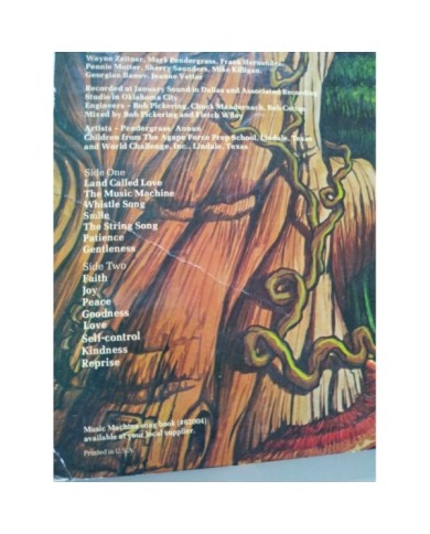 The Music Machine Musical Adventure Teaching Fruit 1977 - LP Vinilo 12" VG/G+