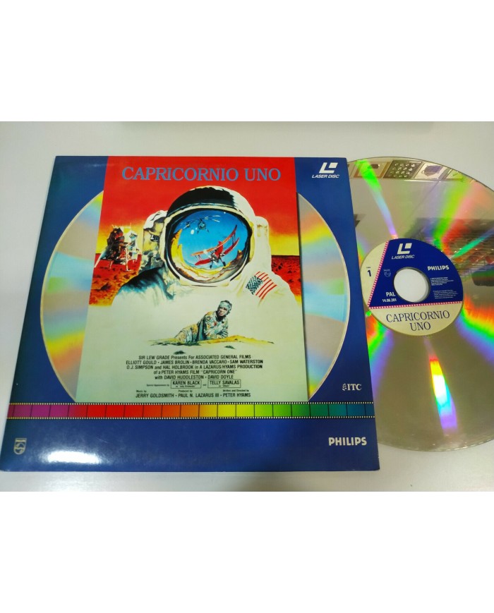 Capricornio Uno Peter Hyams Alliot Gould James Brolin - Laserdisc LD ESPA?OL Capricornio Uno Peter Hyams Alliot Gould James Brolin - Laserdisc LD ESPA?OL