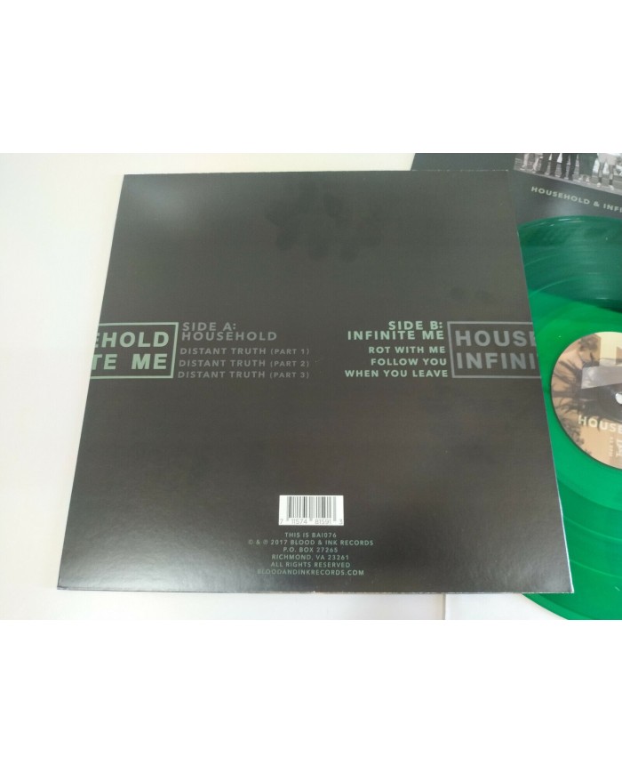 Household Infinite Me 2017 Indie Alternative - LP Vinilo Verde 12" VG+/VG+ - 3T