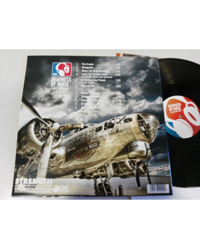 DEAFNESS BY NOISE DBN A LONG WAY DOWN - LP 12" VINILO MINT 2016 STRENGTH 4T