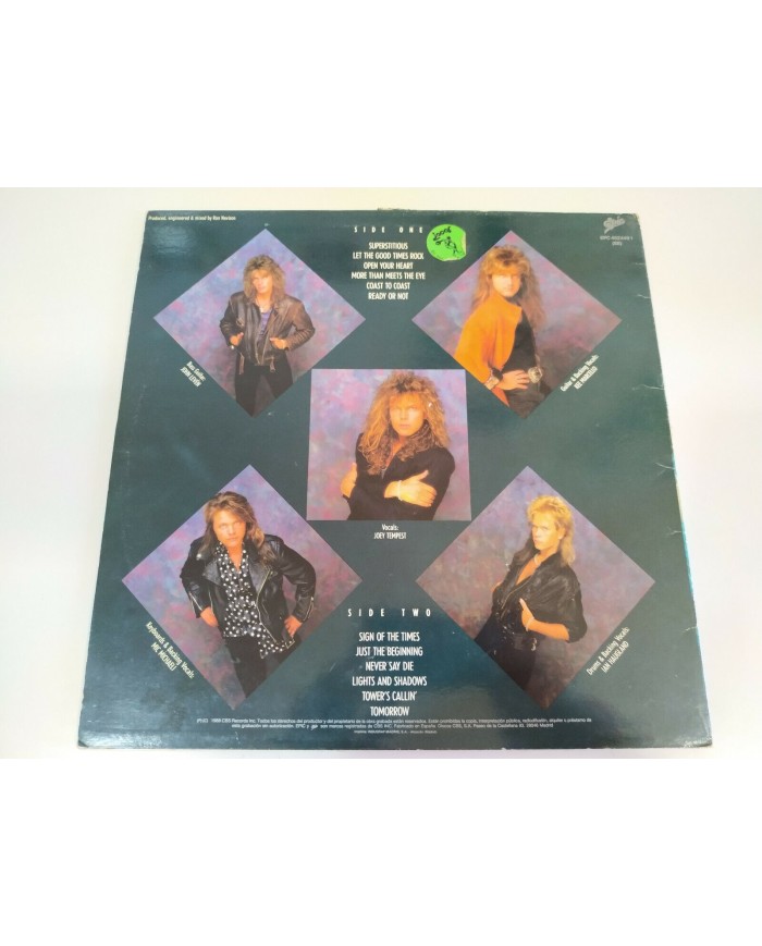 Europe Out of This World Spain Edition 1988 Epic LP Vinilo 12" VG/VG - 3T