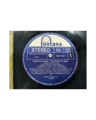 Tears For Fears The Seeds of Love 1989 Spain Edition - LP 12" Vinilo VG/VG - 4T