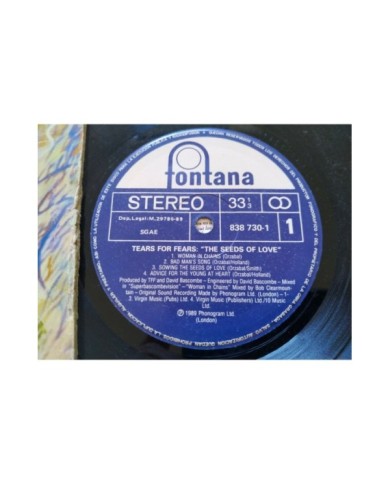 Tears For Fears The Seeds of Love 1989 Spain Edition - LP 12" Vinilo VG/VG - 4T